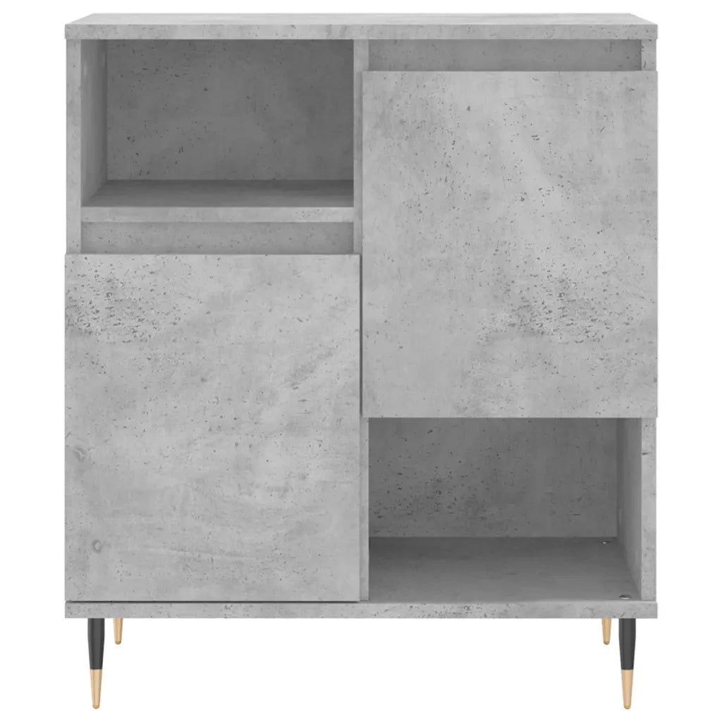 Credenza Grigio Cemento 60x35x70 cm in Legno Multistrato 831184