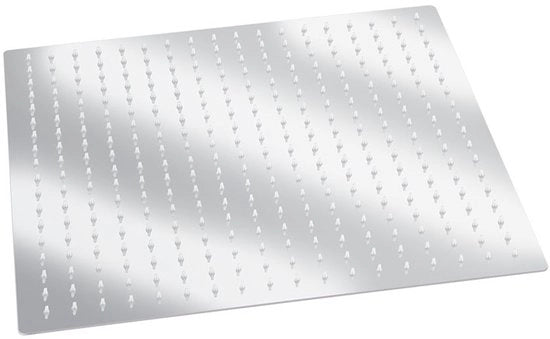 Testa Doccia a 16 Pollici - Capo Doccia Quadrato - Capo Doccia Ultradello Drenaggio - Materiale Inox - Sistema Doccia - Alta Pressione