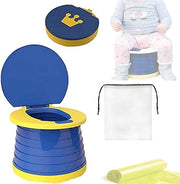 Portatile per bambini, toilette portatile per bambini, portatile pieghevole, toilette portatile pieghevole, portatile per viaggio, contenitore per viaggio indoor outdoor con valigetta