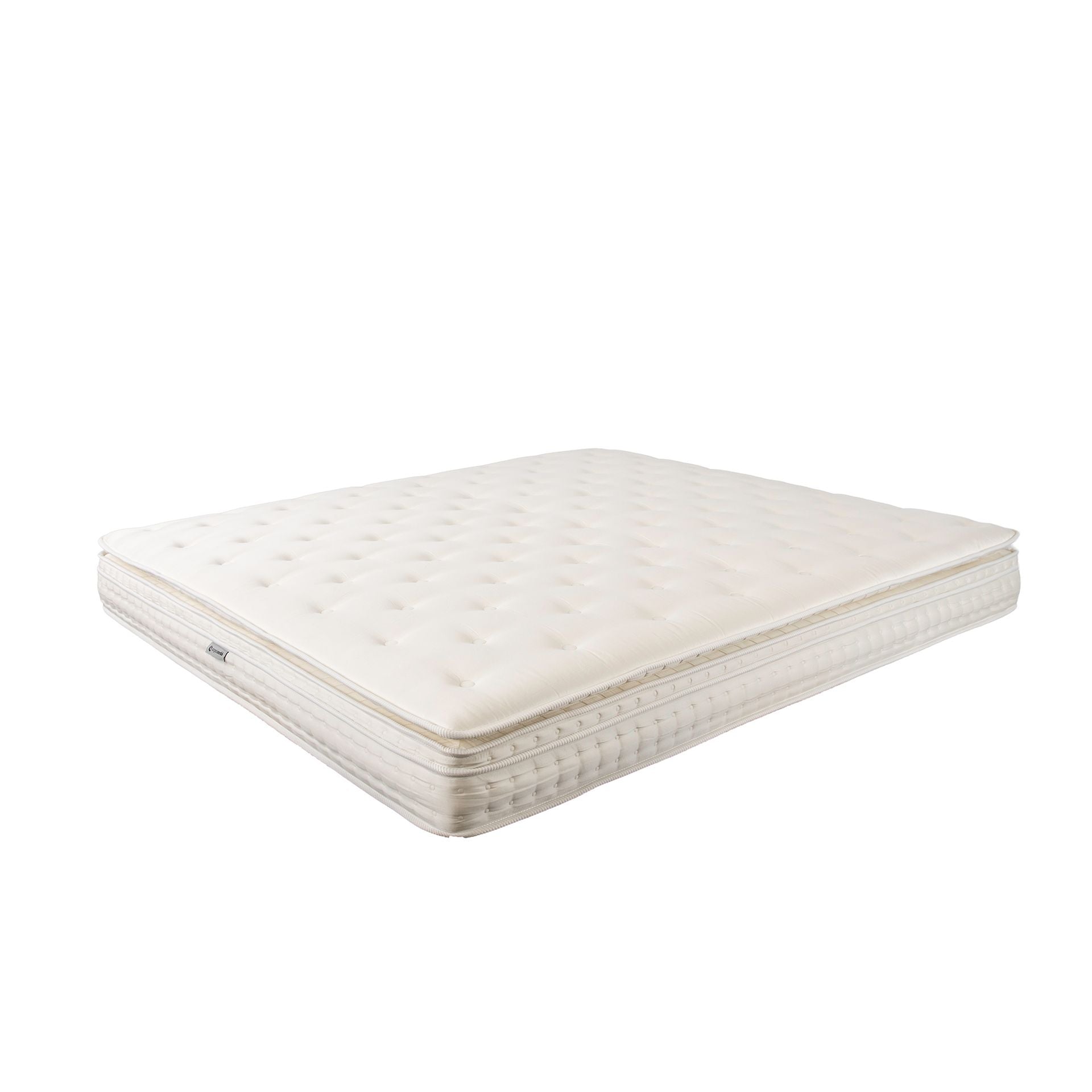 Materasso ibrido in lattice naturale con mini molle e molle insacchettate a 7 zone 180x200