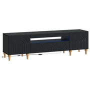 Mobile TV LED Nero Legno ingegnerizzato 896246