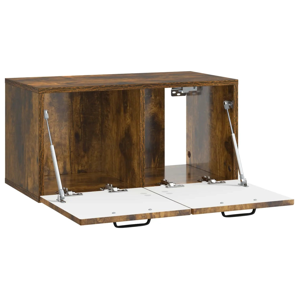 Mobile Porta TV da Muro Rovere Fumo 59,5 x 31 x 30 cm