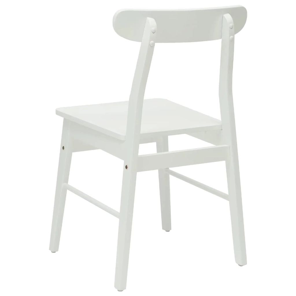 Sedia da pranzo 2 pz | Sedie da cucina Bianco 43 x 44,5 x 77 cm
