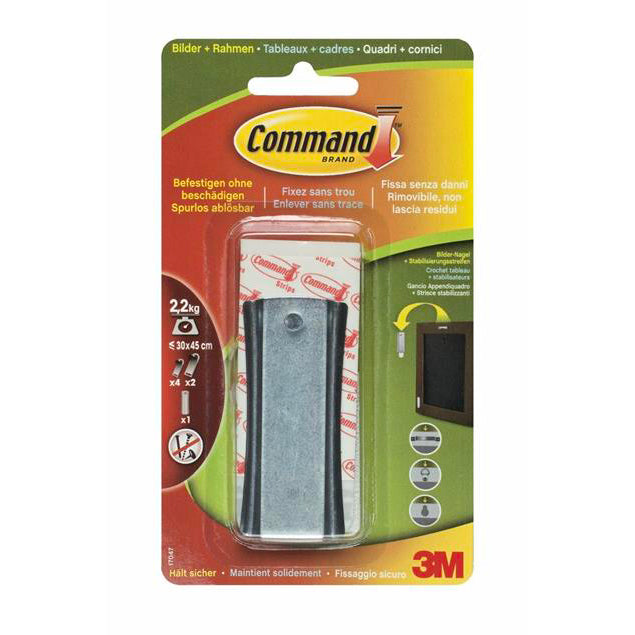 GANCIO APPENDIQUADRI METALLICO