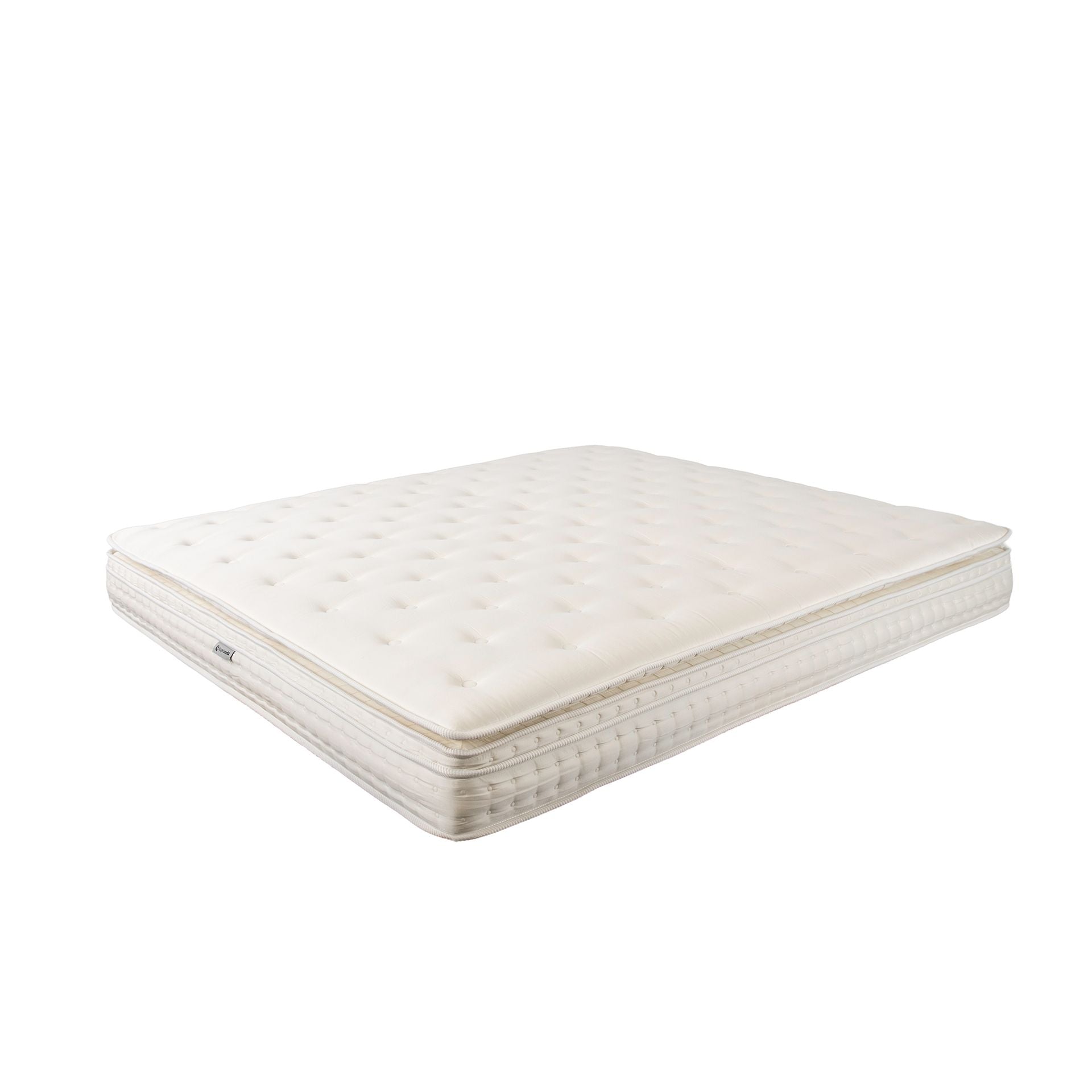 Materasso ibrido in lattice naturale con mini molle e molle insacchettate a 7 zone 160x200