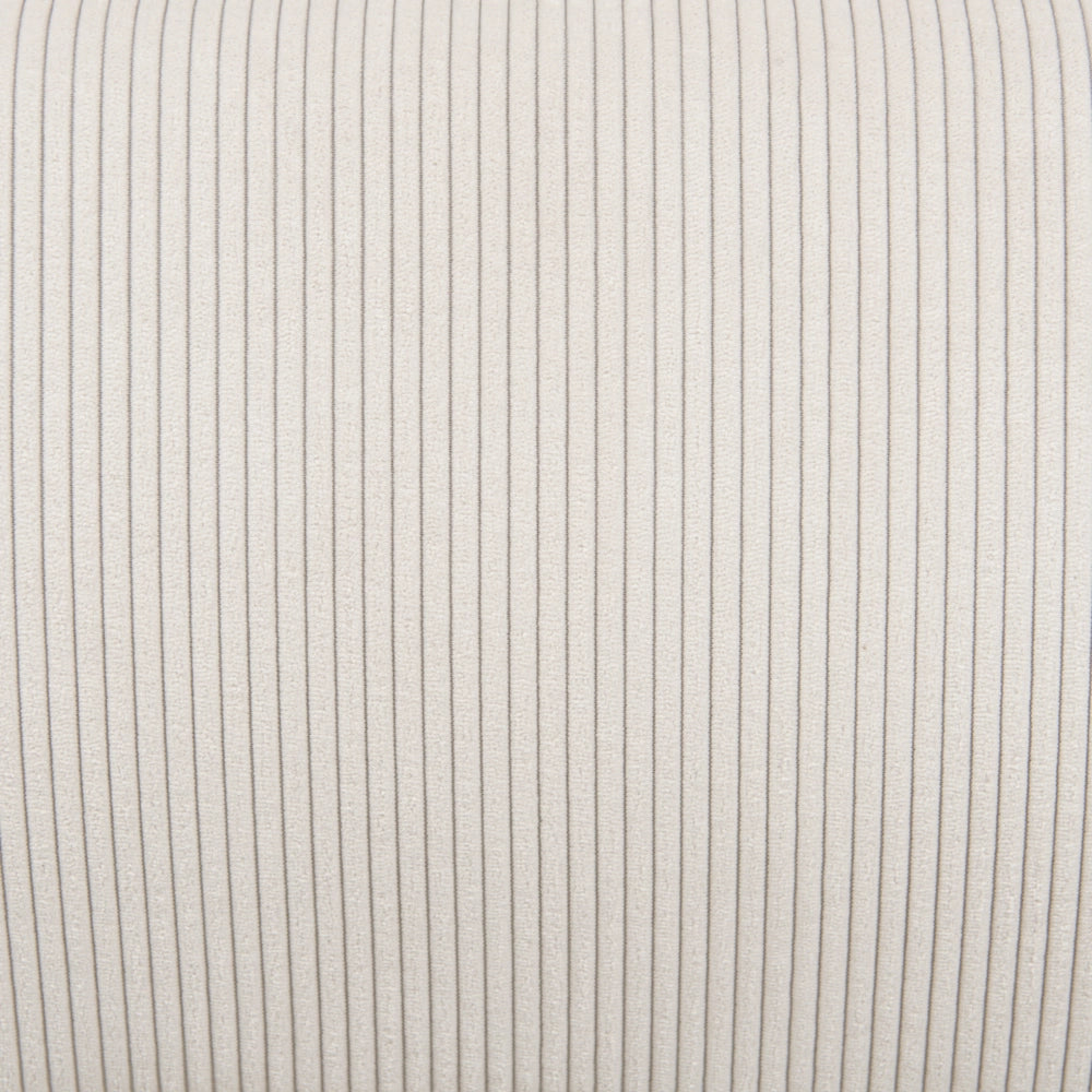Letto ad acqua EU King Size Beige Velluto a Coste 180 x 200 cm con materasso con spessa testata imbottita e pediera Camera da letto in stile moderno