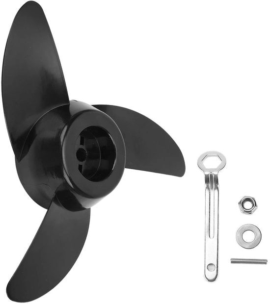 Propeller esterno a 3 pale - Velocità efficiente - Materiale plastico - Adatto per motori 12V e 24V - Compatibile con pesi da 28lb, 36lb e 46lb - Incluso...