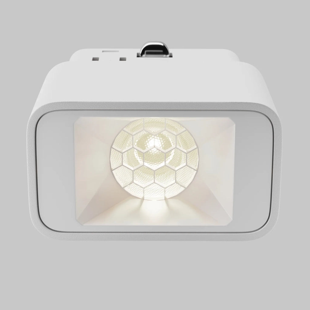 Maytoni Lampada Da Binario Moderna Exility Points S 1 Luce LED Integrato Bianco Alluminio