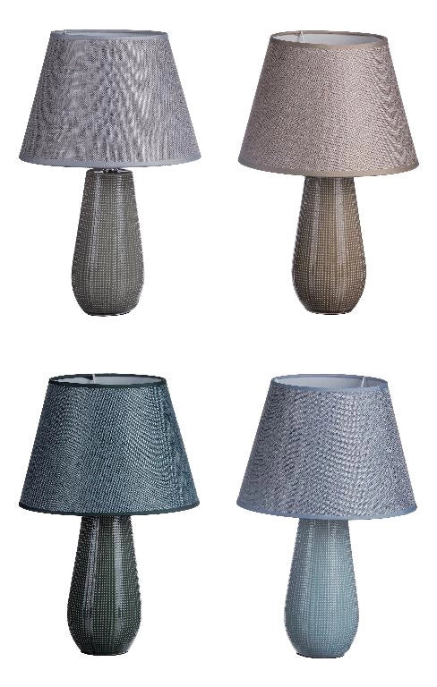 Lampada da tavolo con base in ceramica smoul 25 x 39 cm 4 Colori