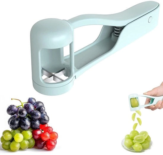 Druipensnijmachine in acciaio inossidabile - taglia verdure/frutta - attrezzo da cucina per bambini - compatta/maneggevole - duraturo/sicuro per alimenti - lama affilata