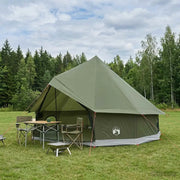 Tenda Tipi Verde Oliva 300 x 300 x 200 cm Poliestere e Acciaio 42029026