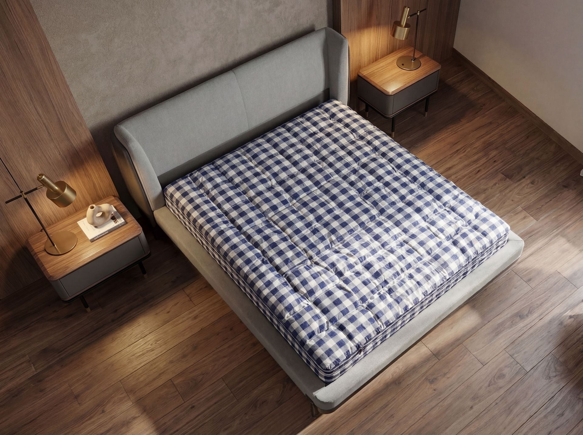 Materasso ibrido in lattice naturale con mini molle insacchettate Cooltex 160x200