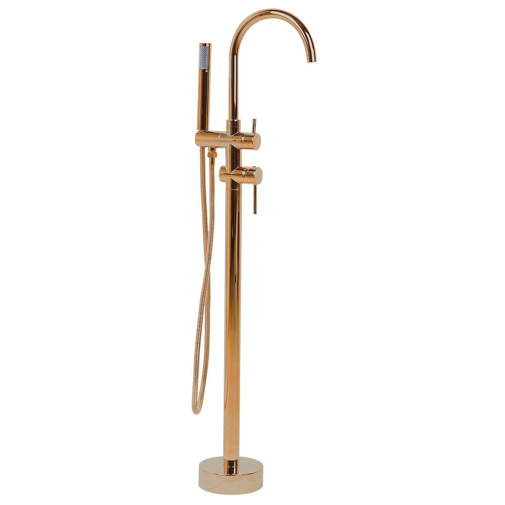Rubinetto per vasca da bagno Rubinetto per vasca freestanding in ottone rame con doccetta Design moderno