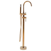 Rubinetto per vasca da bagno Rubinetto per vasca freestanding in ottone rame con doccetta Design moderno