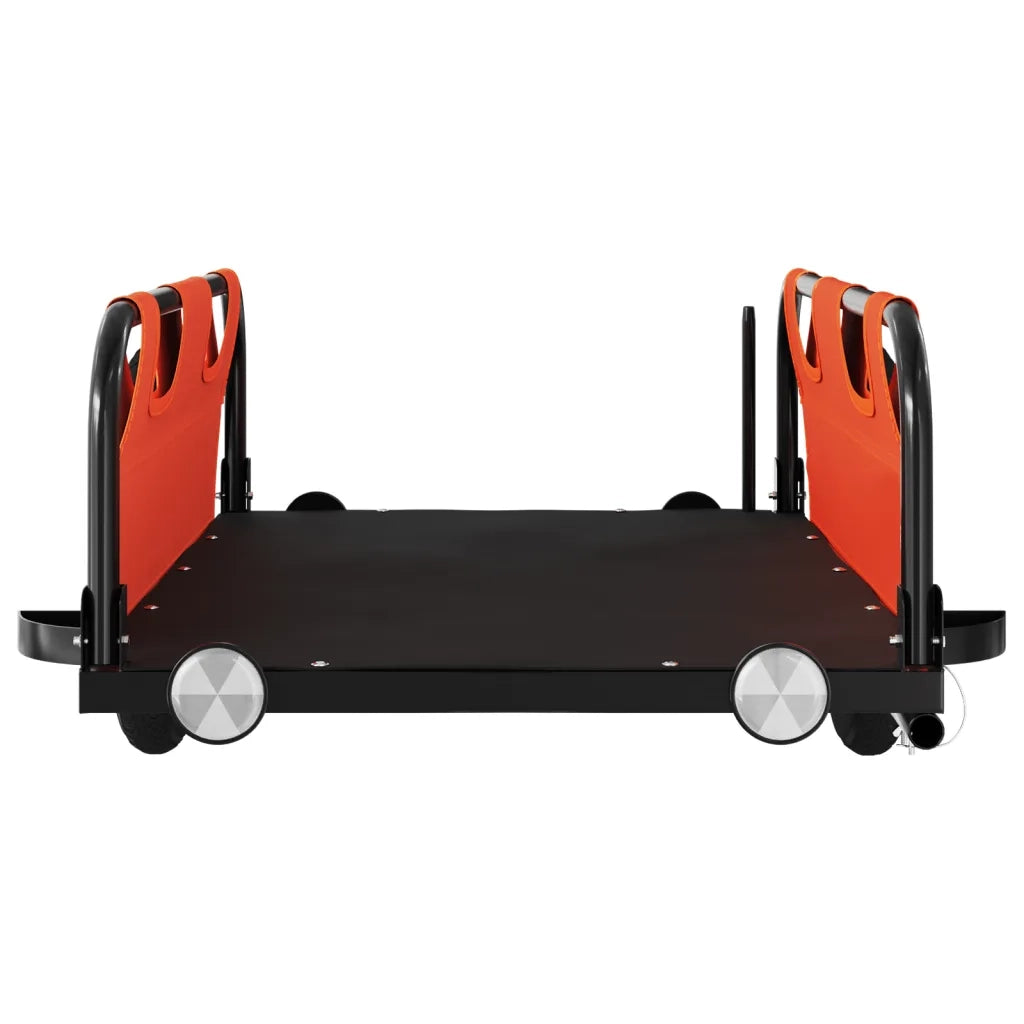 Rimorchio da Bici Arancione Oxford e Ferro