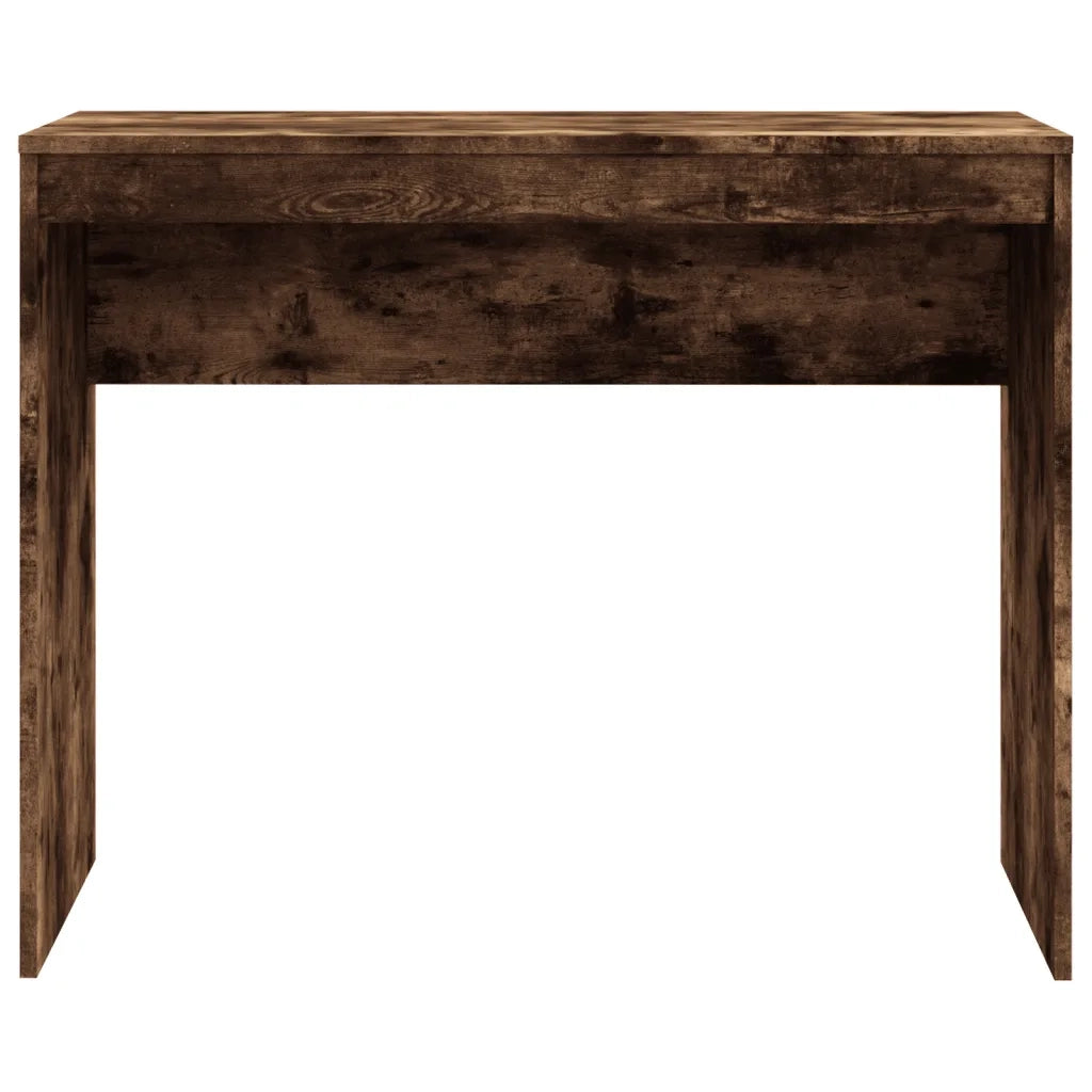 Scrivania Rovere Fumo 90x40x72 cm in Legno Multistrato 815303