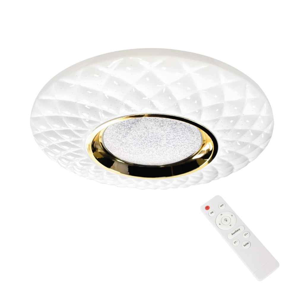 Plafoniera LED Tokyo 24W 40cm dimmer CCT con telecomando