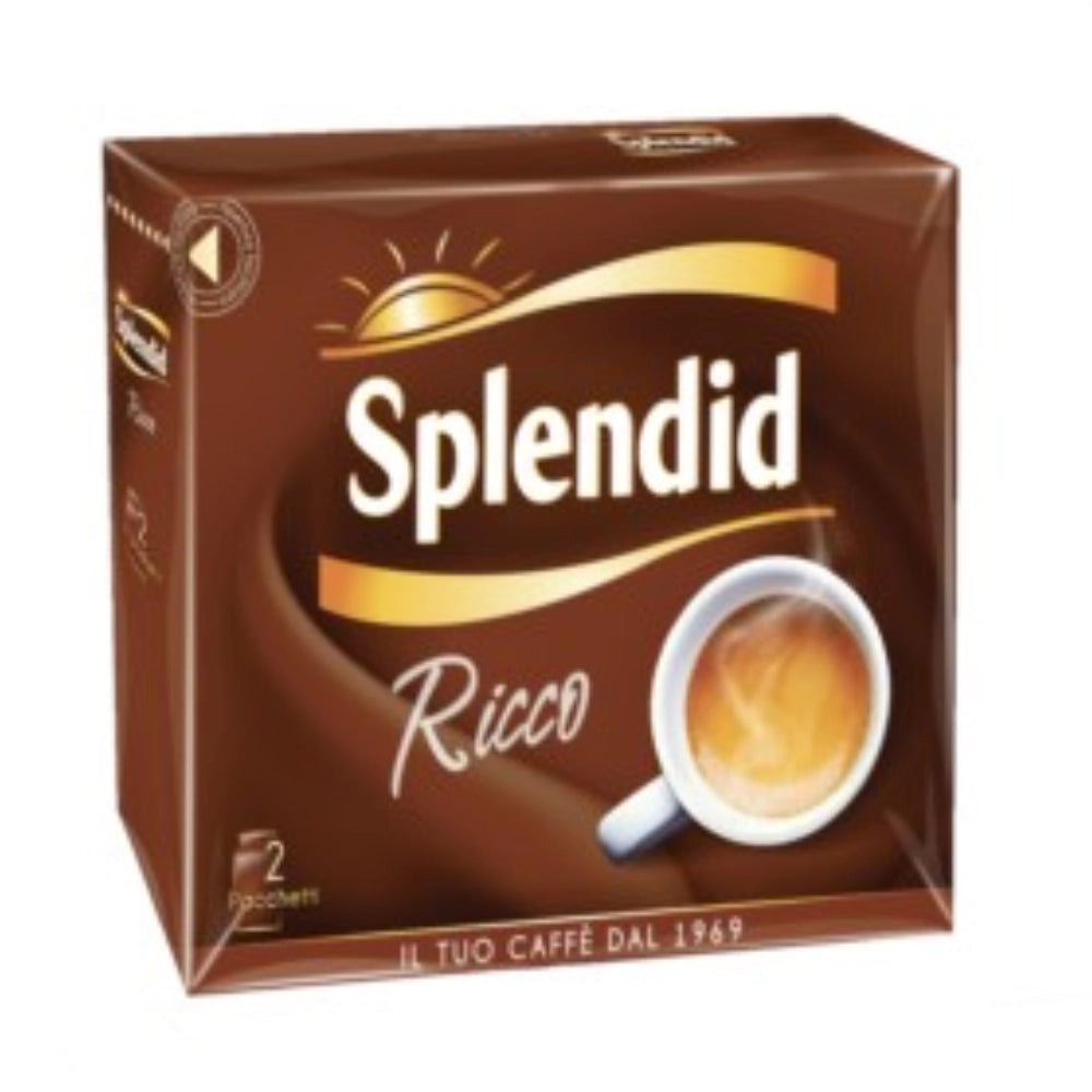 Splendid caffe ricco macinato confezione da 500 grammi (2x250 grammi)