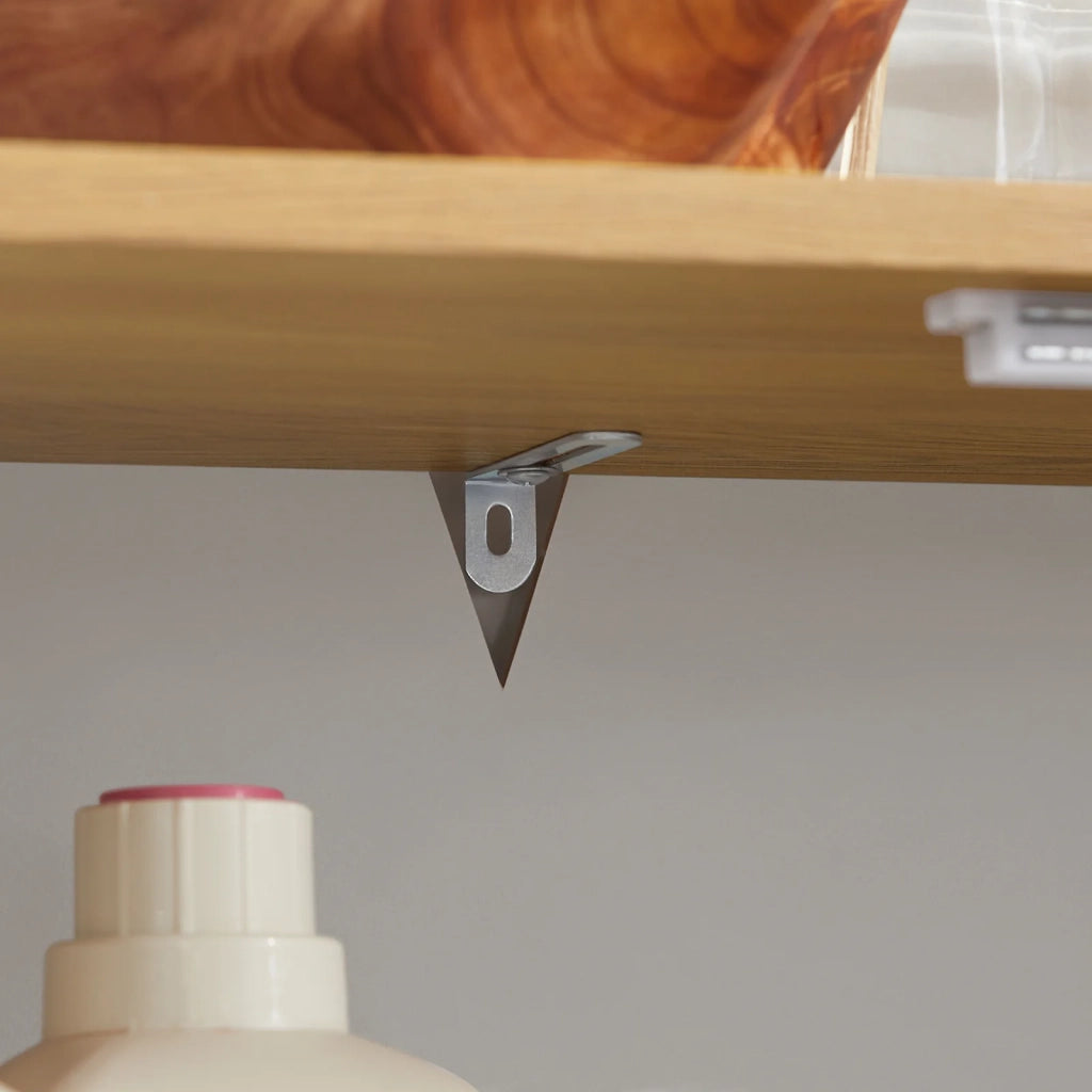 Mobiletto Soggiorno Credenza Cucina Armadio Bagno Libreria Scaffale Mobiletto Multiuso Consolle BZR41-W
