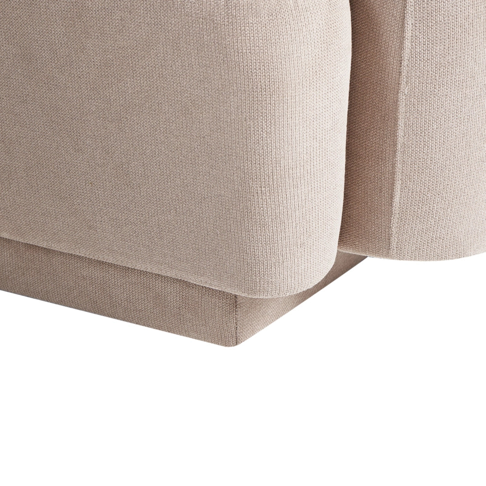 Poltrona in tessuto tortora stile retro glam art decor con braccioli