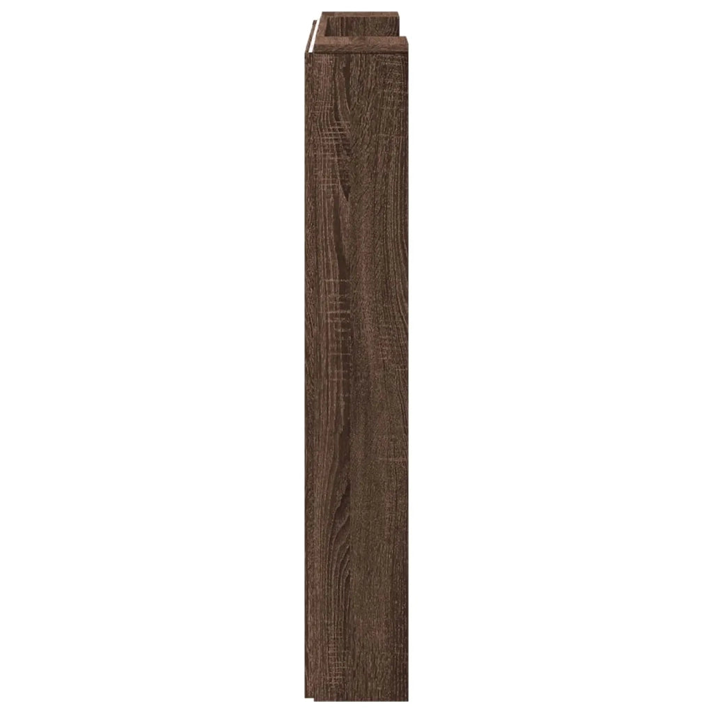 Testiera | Testata Rovere Marrone 100 x 16,5 x 103,5 cm Legno multistrato