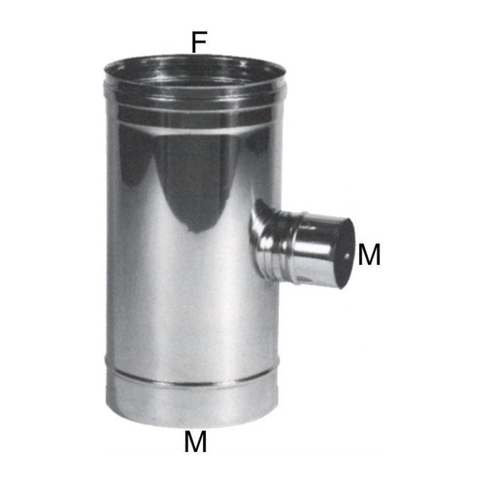 Maral Gomito T Inox 12 Laterale 8 M