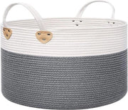Tessuto di cotone per asciugatura, asciugamano a mano di cotone, 50 l, per giocattoli, abbigliamento, coperte, grigio-beige, 40 x 40 x 35 cm