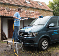 Spazzola per lavaggio auto con braccio estensibile 1.32 - 2.14 M spruzza acqua