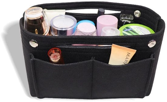 Organizzatore di borse, moderno e elegante organizzatore di borse, progettato in modo unico, adatto per l'archiviazione e il trasporto di oggetti, con chiusura a stoffa ermetica