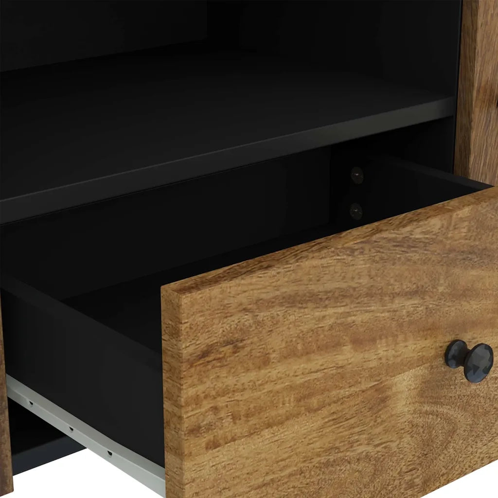 Mobile TV | Armadietto TV | Mobile Porta TV 105x33,5x46cm Legno Massello Mango Legno Multistrato