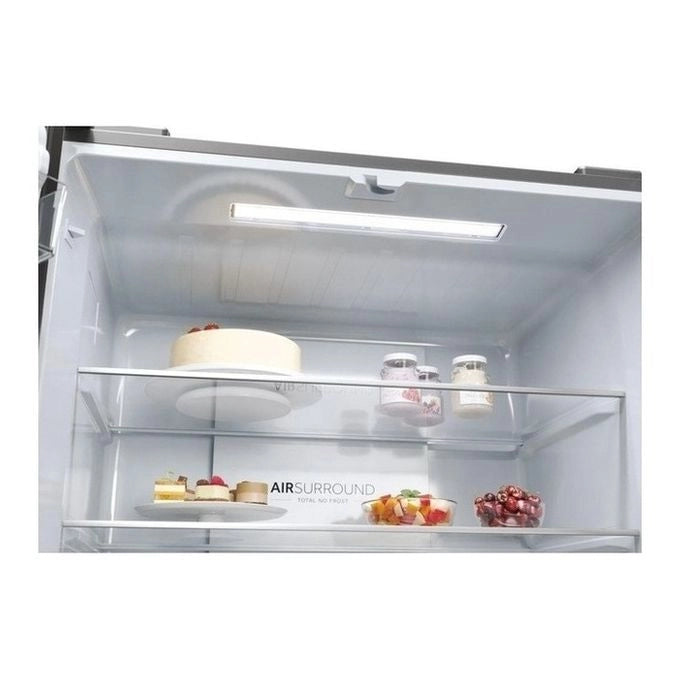 Haier Multidoor HCR3818ENMM ClasseE 467lt-Platino, Stainless steel