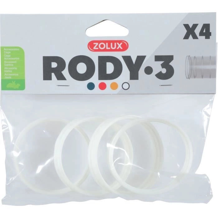 Connettori per gabbie per roditori Rody3 - ZOLUX - Roylounge - Bianco - 4 pezzi
