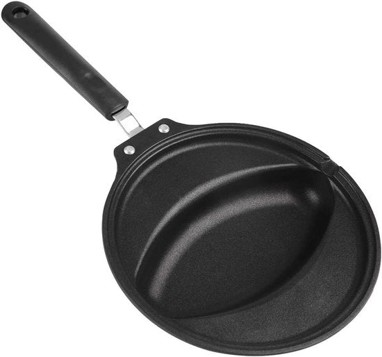 Piastra per Frittate con Smalto Antiforfora, Piastra per Uova in Alluminio per Frittata per Fornello a Gas e Induzione - Sostenibile e Versatile