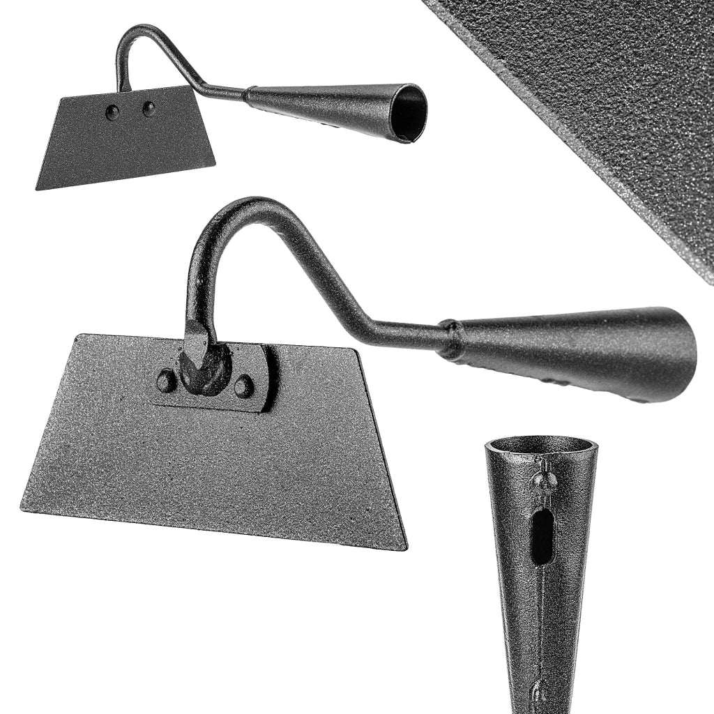 Zappa da giardino KADAX con gancio, senza manico, 14 cm, in acciaio, per scavare