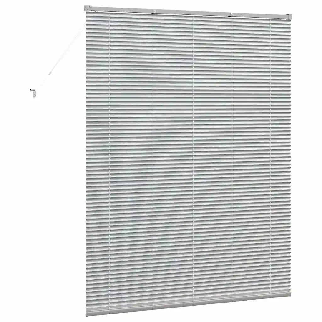 Tendaggi a Veneziana | Tenda a lamelle Argento 175 x 150 cm Alluminio