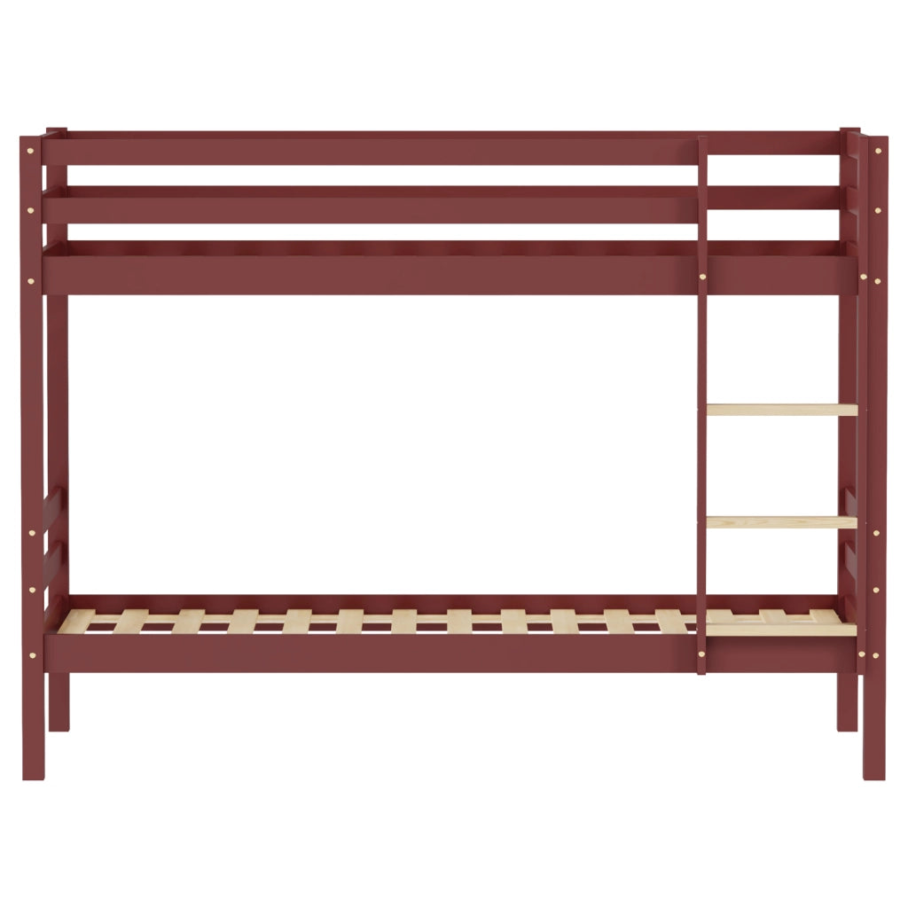 Letti a castello per bambini 190x90cm terracotta AMBER