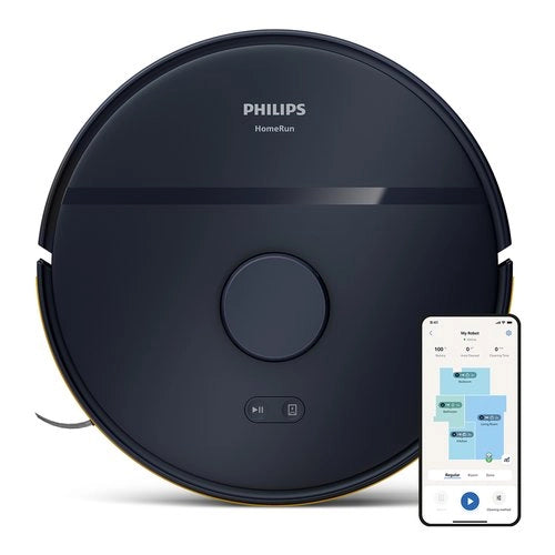 Robot lava pavimenti philips xu2000 10 2000 series 2in1 blu notte
