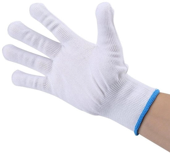 Manica di protezione per macellaio in metallo resistente alle tagli con guanto di cotone - Protegge contro tagli, punture, raschi e graffi