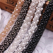Decorazione con Pizzo per Abiti da Sposa DIY - Nera - 2 Yards - Accessori per Matrimonio