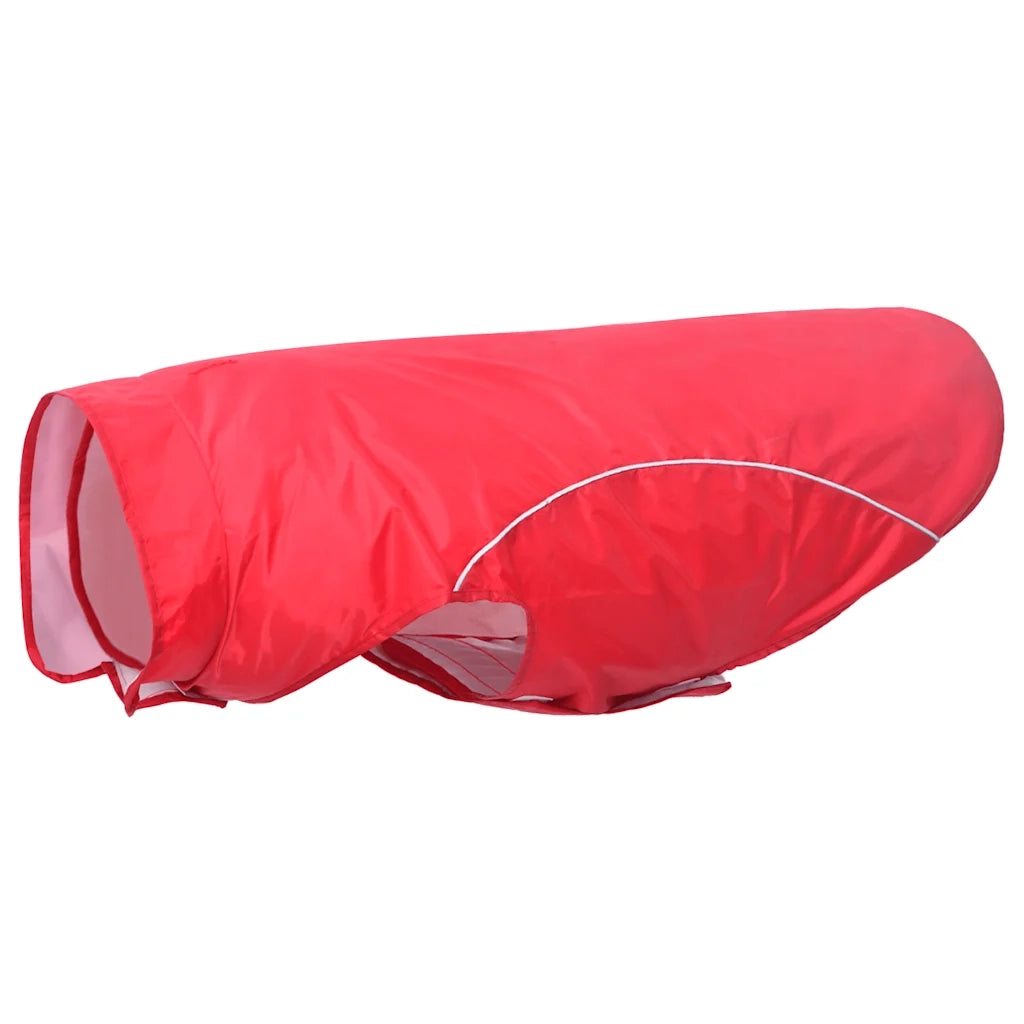 vidaXL Impermeabile per Cani con Strisce Riflettenti Poliestere 4XL