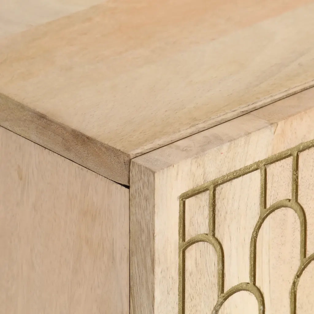 Mobile Porta TV 105x33x46cm in Legno Massello di Mango 358248