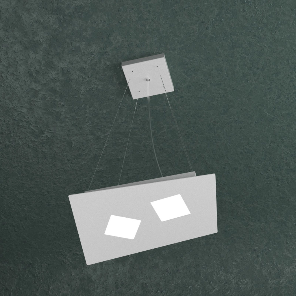 NOTE SOSPENSIONE 2 LUCI GRIGIO 1140-S2-GR