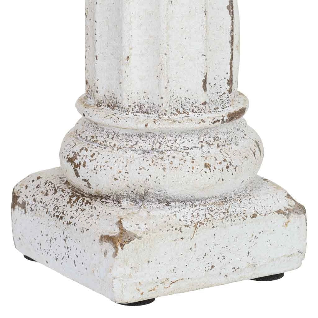 Colonna in magnesio bianco 8x8x19,5h cm
