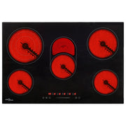 Piano Cottura in Ceramica 5 Zone e Controlli Touch 90 cm 8500 W 51441