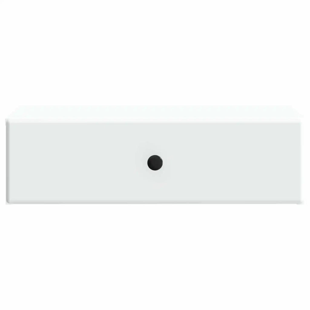 Tavolino da Parete Laterale Bianco 59 x 34,5 x 17 cm 899165