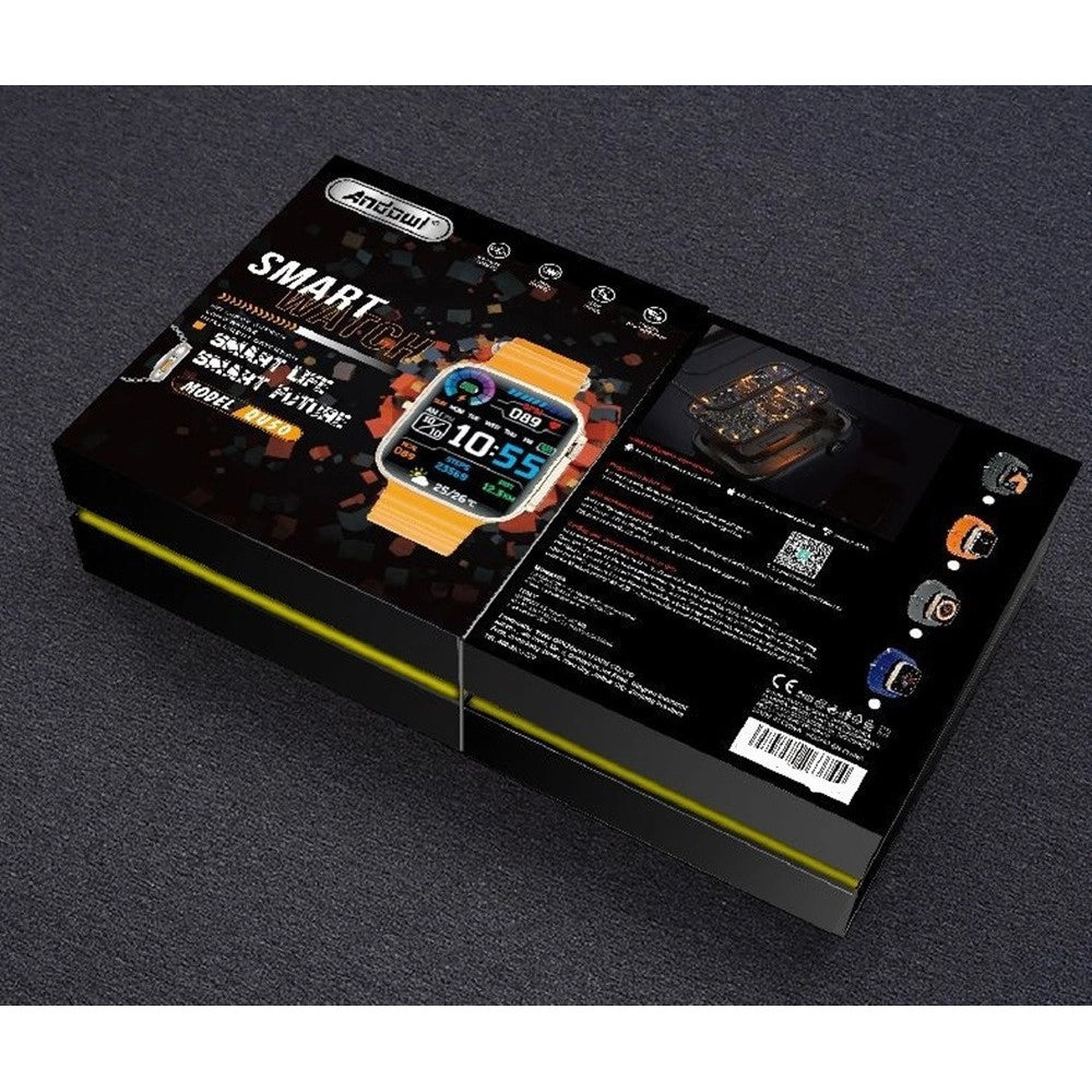 Trade Shop - Smartwatch Qu50 Hd Orologio Digitale Intelligente Cardiofrequenzimetro Contapassi Bluetooth -