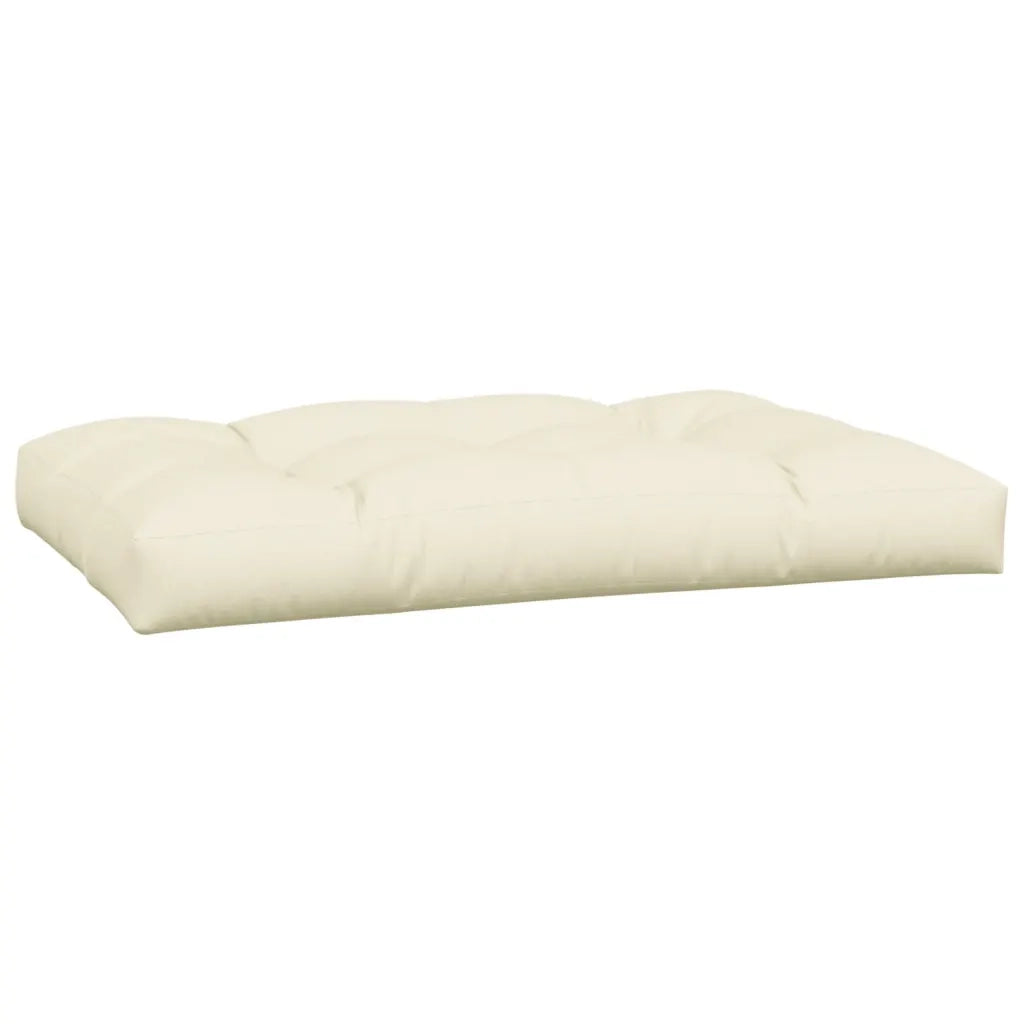 Cuscini per Pallet 3 pz Crema in Tessuto