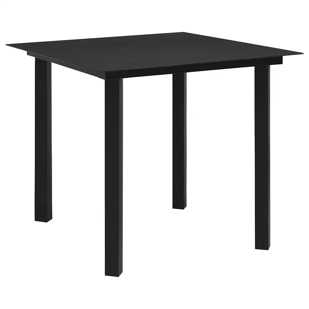 Set da Pranzo da Giardino 5 pz in Polyrattan e Vetro cod mxl 37730