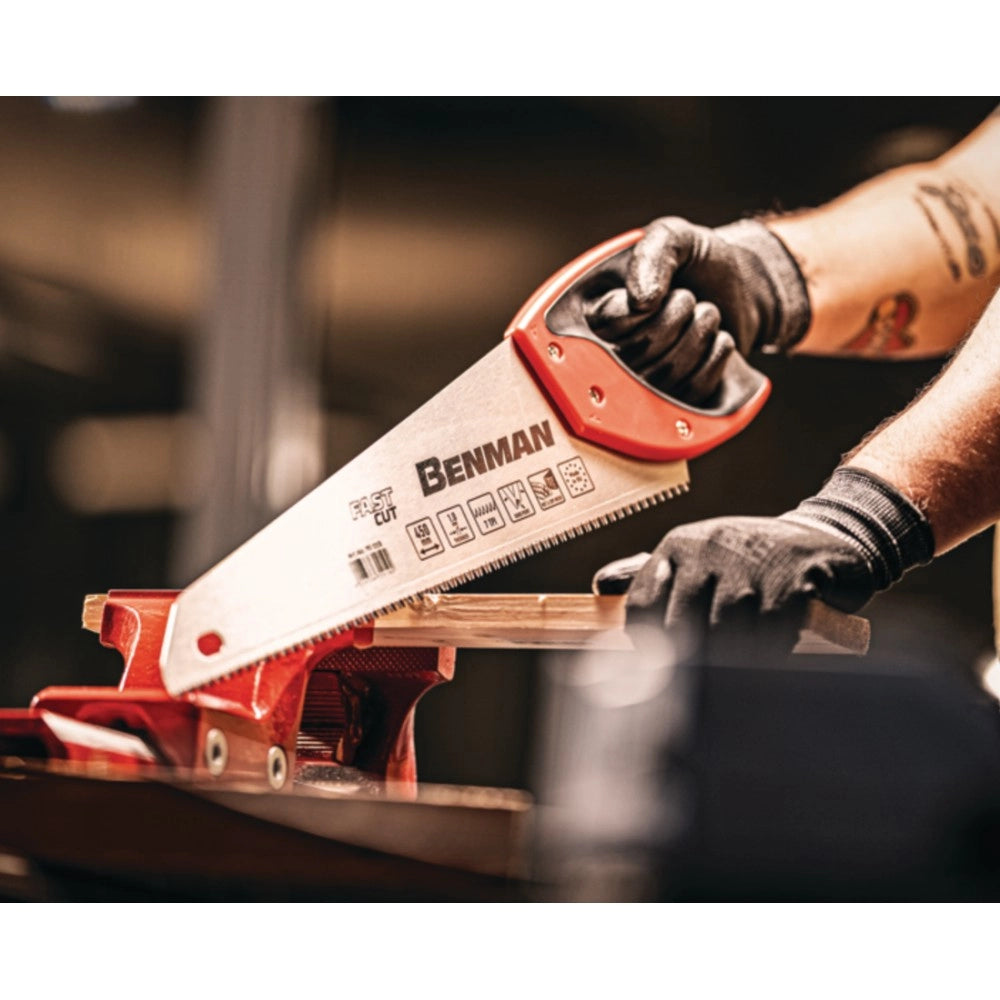 Benman fast cut da 500mm segaccio professionale bilama per taglio legno impugnatura ergonomica
