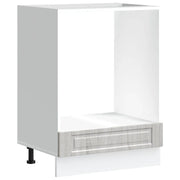 Mobiletto forno classico compatto 60 x 46 x 81 cm con piedini regolabili in legno composito Sonoma grigio 02_0050308